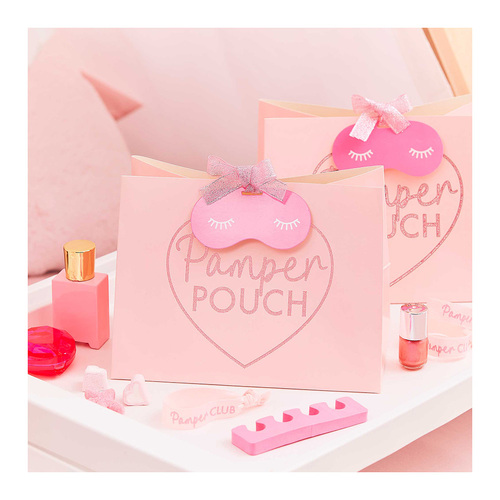 Pamper Party Pink Glitter Pamper Pouch 5 Pack