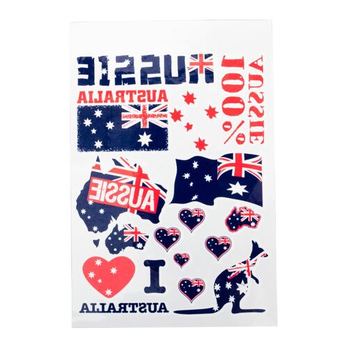 Tattoos Temporary Australiana Designs 11 Pack