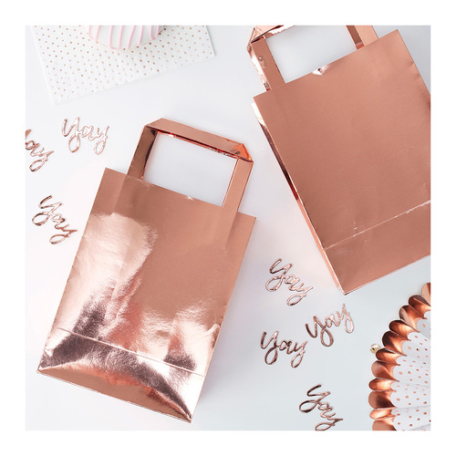 Pick & Mix Rose Gold Party Bags Rose Gold 5 Pack
