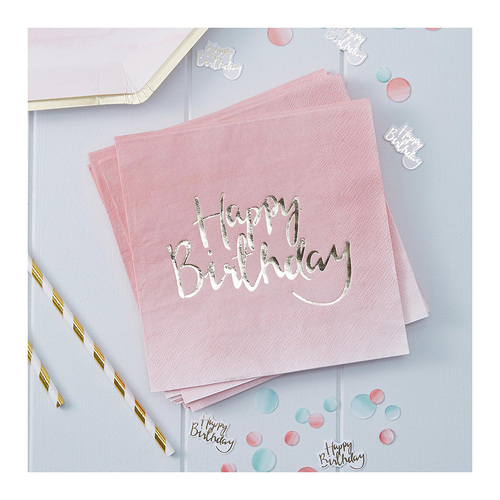 Pick & Mix Napkins Ombre 20 Pack