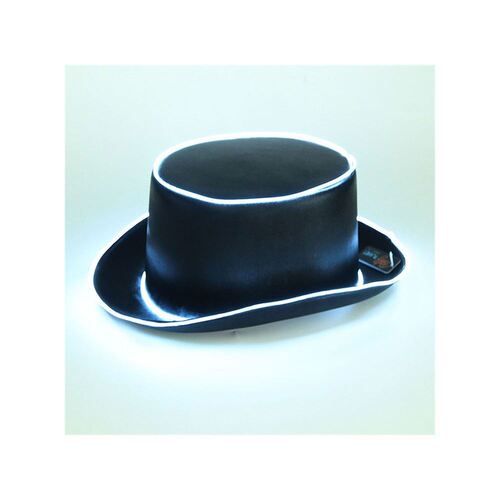 Light Up Top Hat Black