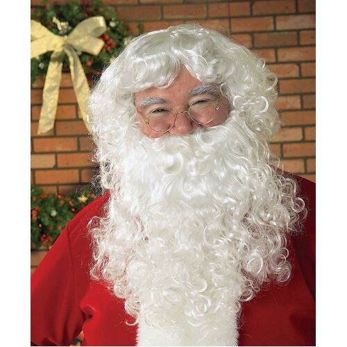 Santa Classic Beard & Wig Set Adult