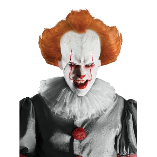 Pennywise Wig & Attached Headpiece  Adult