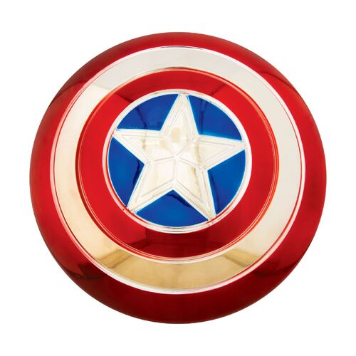 Captain America Electroplated Metallic 30cm Shield