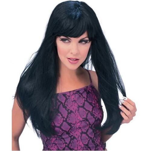 Glamour Black Wig  Adult