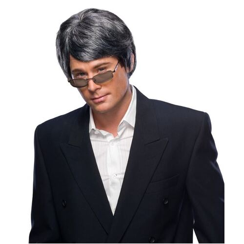 Grey Men'S Wig  Adult
