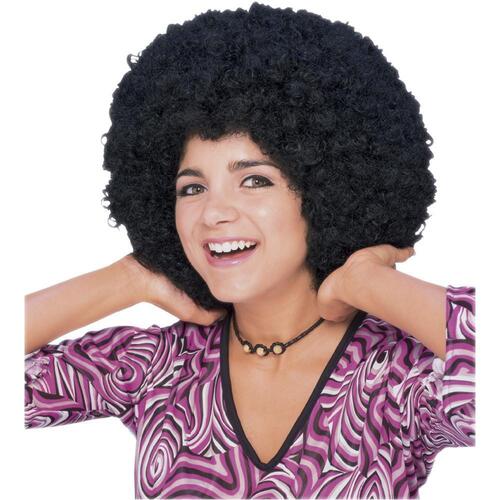 Afro Wig Black  Adult