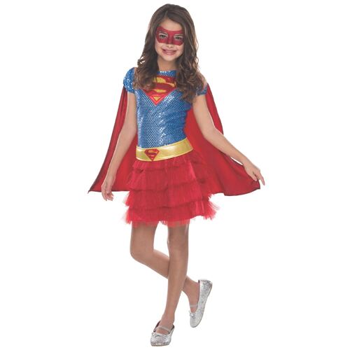 Supergirl Sequin Tutu Costume Toddler