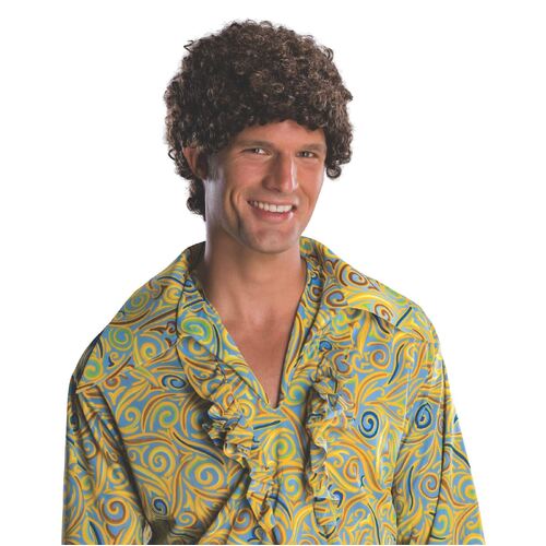 Black Tight Afro Wig  Adult