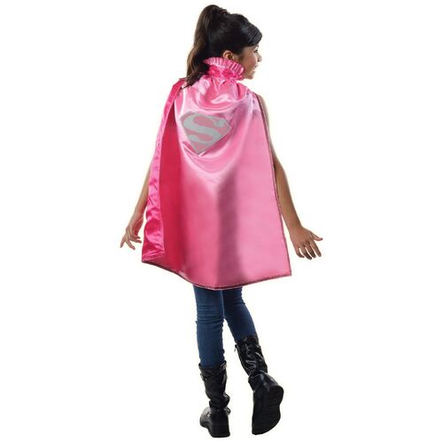 Supergirl Dc Pink Cape 