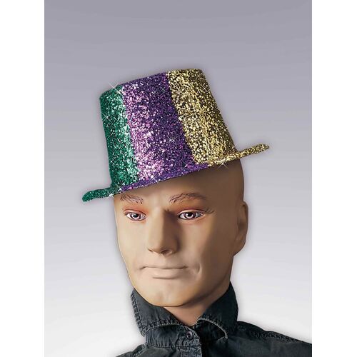 Glitter Top Hat  Adult
