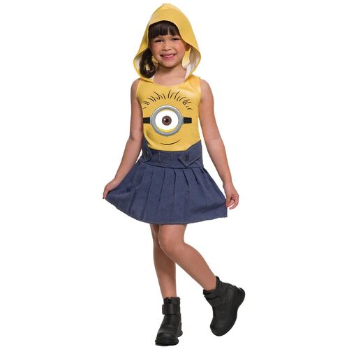 Minion Face Dress Child Costume