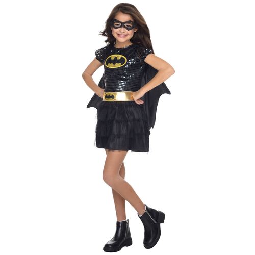 Batgirl Sequin Costume - Size Toddler