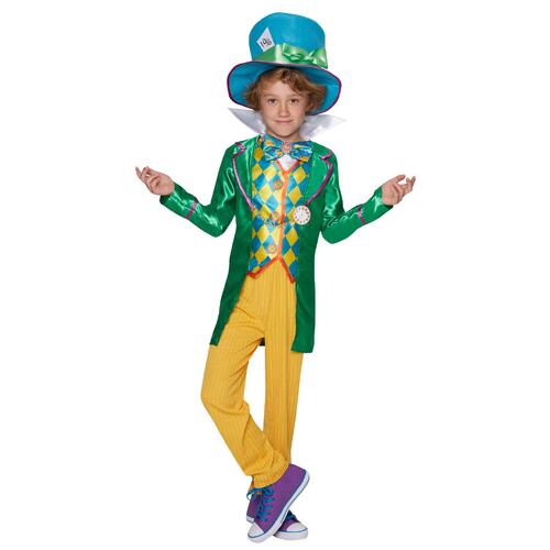 Mad Hatter Boys Deluxe Costume (Large Polybag)