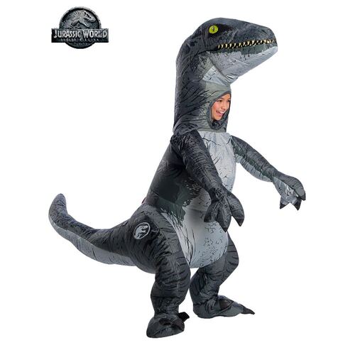 Velociraptor Blue Inflatable Costume - Child