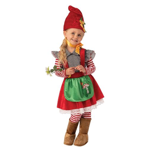 Garden Gnome Girl Costume Child  Small