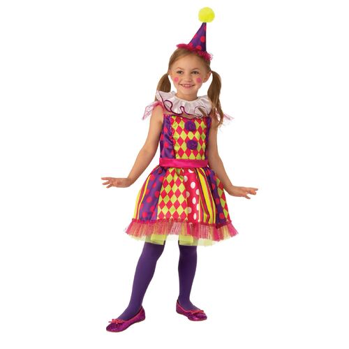 Bright Clown Costume Child