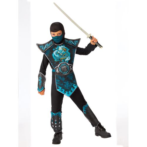 Blue Dragon Ninja Costume Child