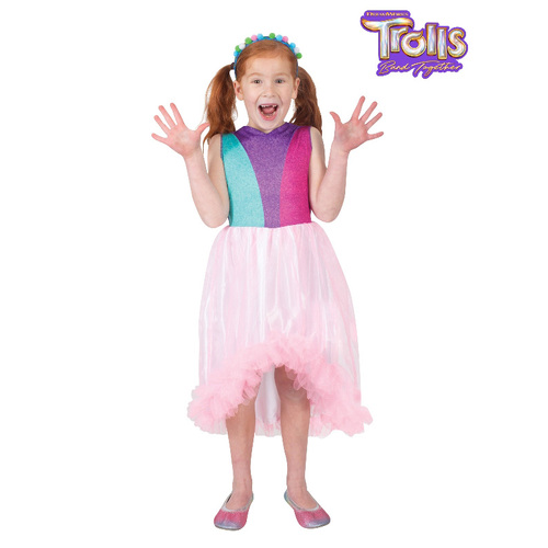 Child Poppy Bridesmaid Trolls 3 Costume