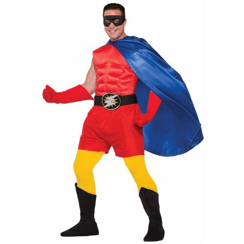 Hero Boxer Shorts  Red  Adult