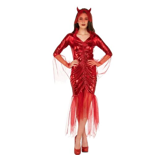 Red Devil Bride Costume Adult