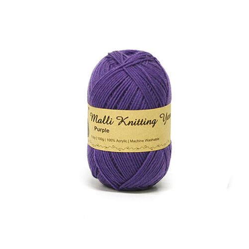100g Purple Yarn