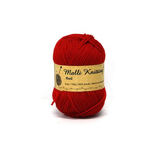 100g Red Yarn