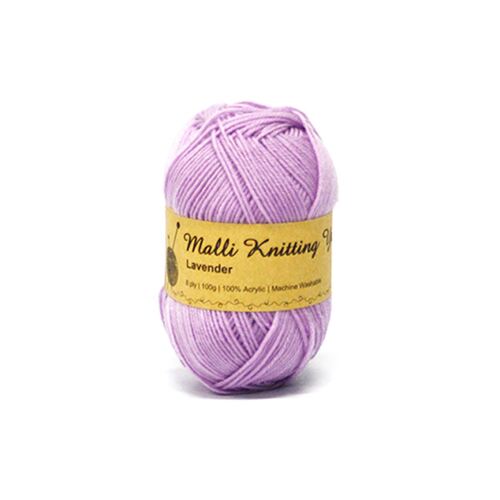 100g Lavender Yarn 8 Ply