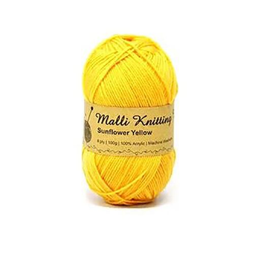 100g Sunflower Yellow Yarn 100g