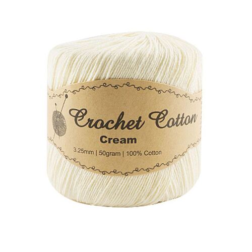 50gram Cream Crochet Cotton Ball