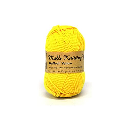 100g Daffodil Yellow Yarn