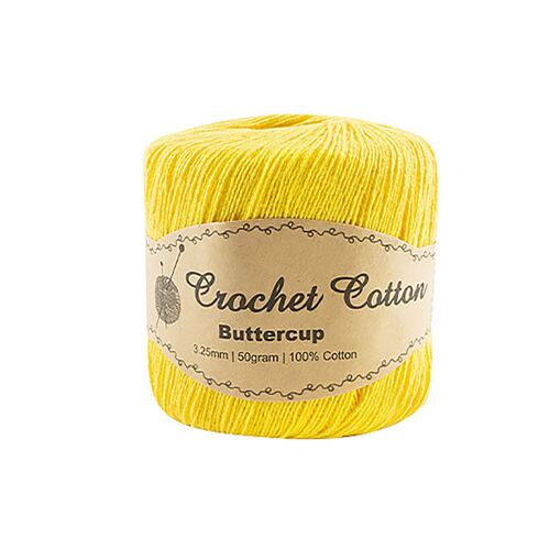 50gram Buttercup Crochet Cotton Ball