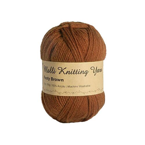 100g Footy Brown Yarn