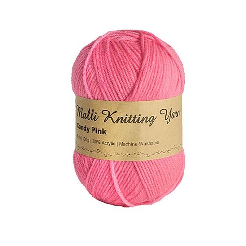 100g Candy Pink Yarn