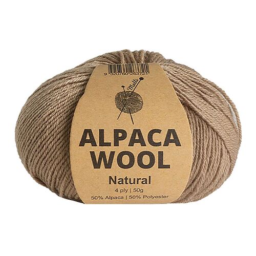 50g Natural Alpaca Mix Yarn
