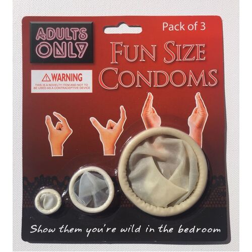 Fun Size Joke Condoms