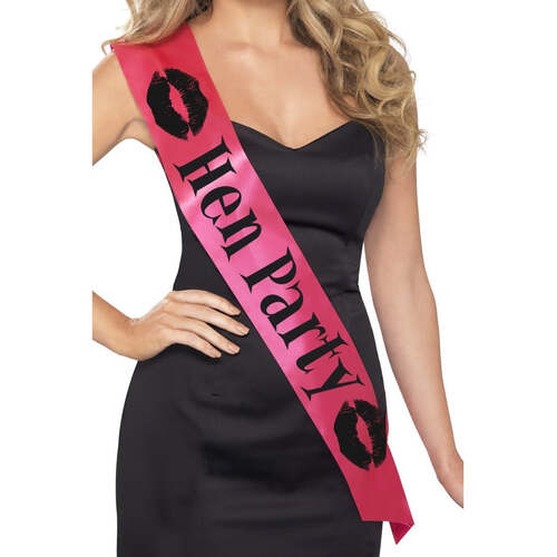 Pink Hen Party Sash