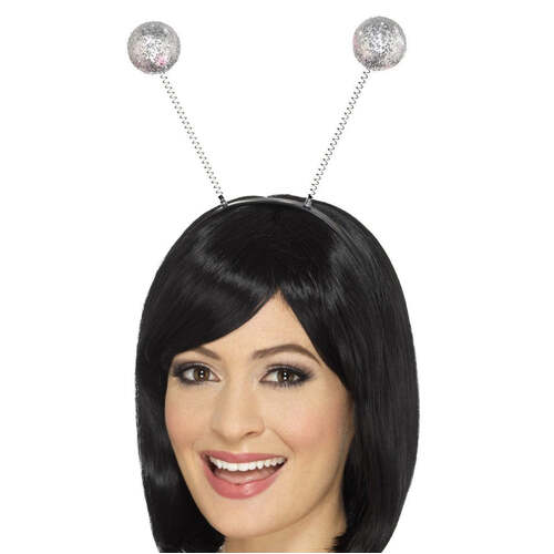 Silver Glitter Ball Boppers