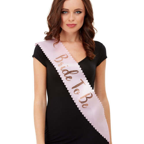 Pink Bride To Be Sash