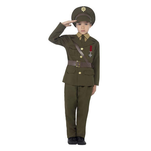 Kids Army Officer Costume