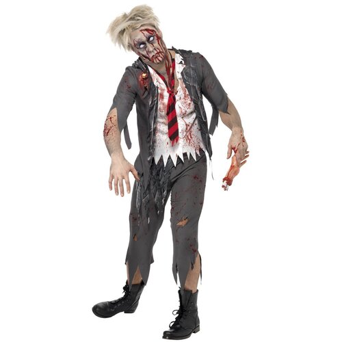 High School Horror Zombie School Boy Costume