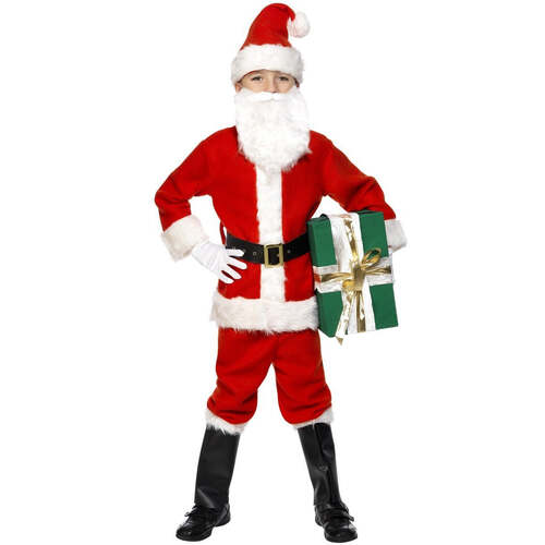 Kids Deluxe Santa Costume