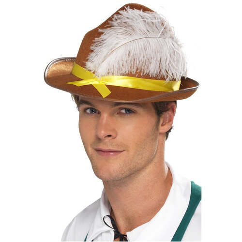 Brown Bavarian Hat