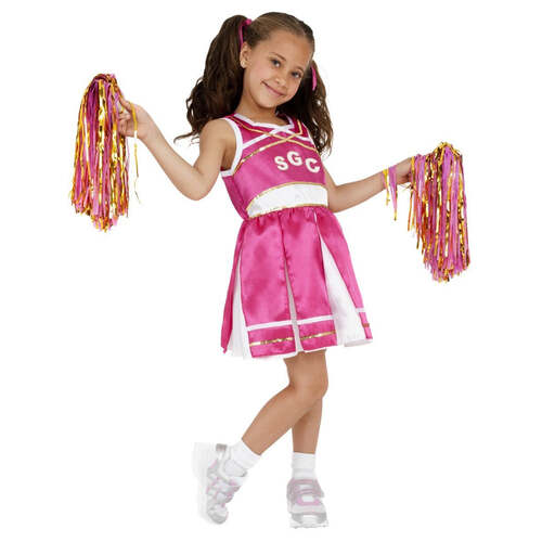 Pink Child Cheerleader Costume