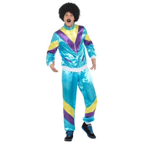 80's Blue Shell Suit Costume