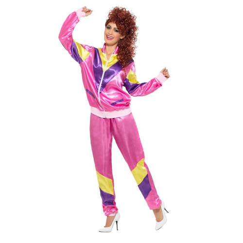 80's Pink Shell Suit Costume