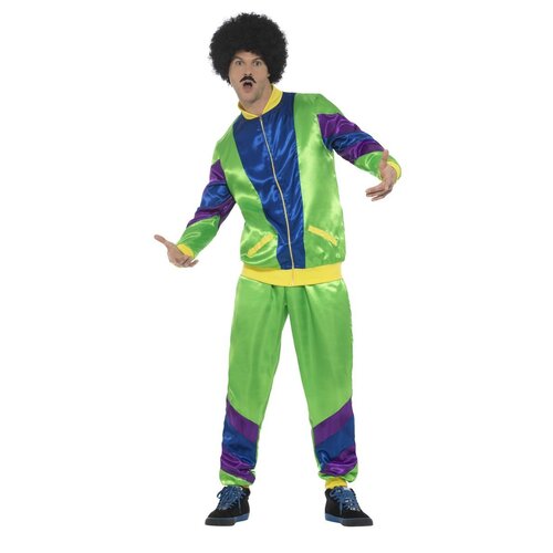 Male 80s Height of Fashion Shell Suit Costume