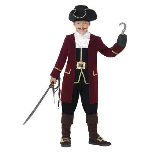 Kids Deluxe Pirate Captain Costume