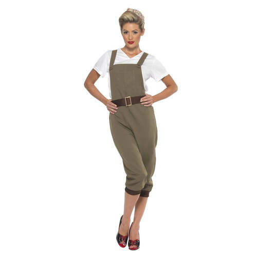 Khaki WW2 Land Girl Costume
