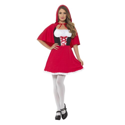 Short Dress Red Riding Hood Costume